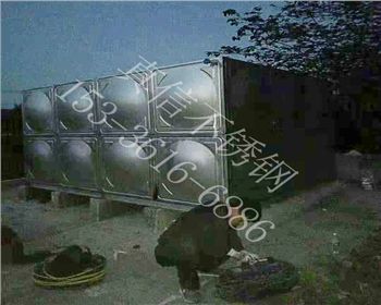 蓝田组合式不锈钢水箱项目图